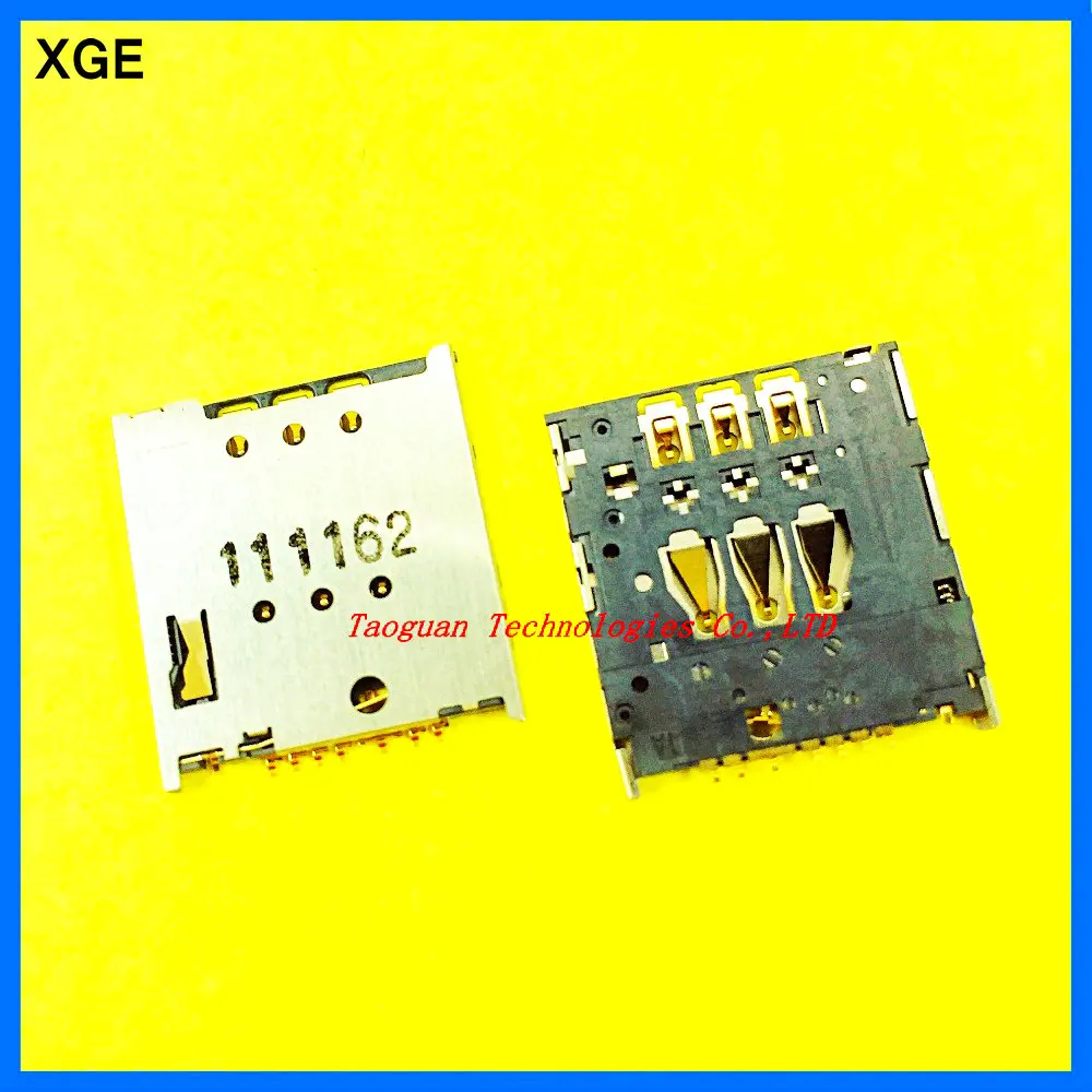 

2pcs/lot XGE New SIM Card Reader Holder Connector Socket Slot replacement for Meizu MX4 Pro MX3 MX2 MX4 top quality