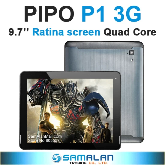 9.7'' PiPO P1 3G RK3288 Android 4.4 Tablet PC Retina