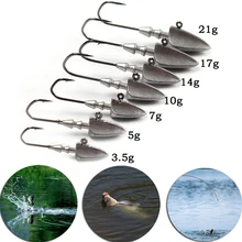 5 шт./лот треугольные приманки из свинца, крючки, свинцовые крючки, рыболовные крючки, рыболовные снасти, аксессуары 3,5 г, 5 г, 7 г, 10 г, 14 г, 17 г, 21 г