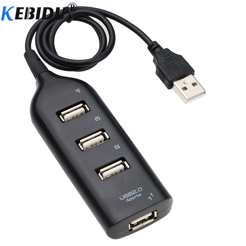 USB 2 0 концентратор kebidu супер высокоскоростной 4 портовый usb хаб разветвитель