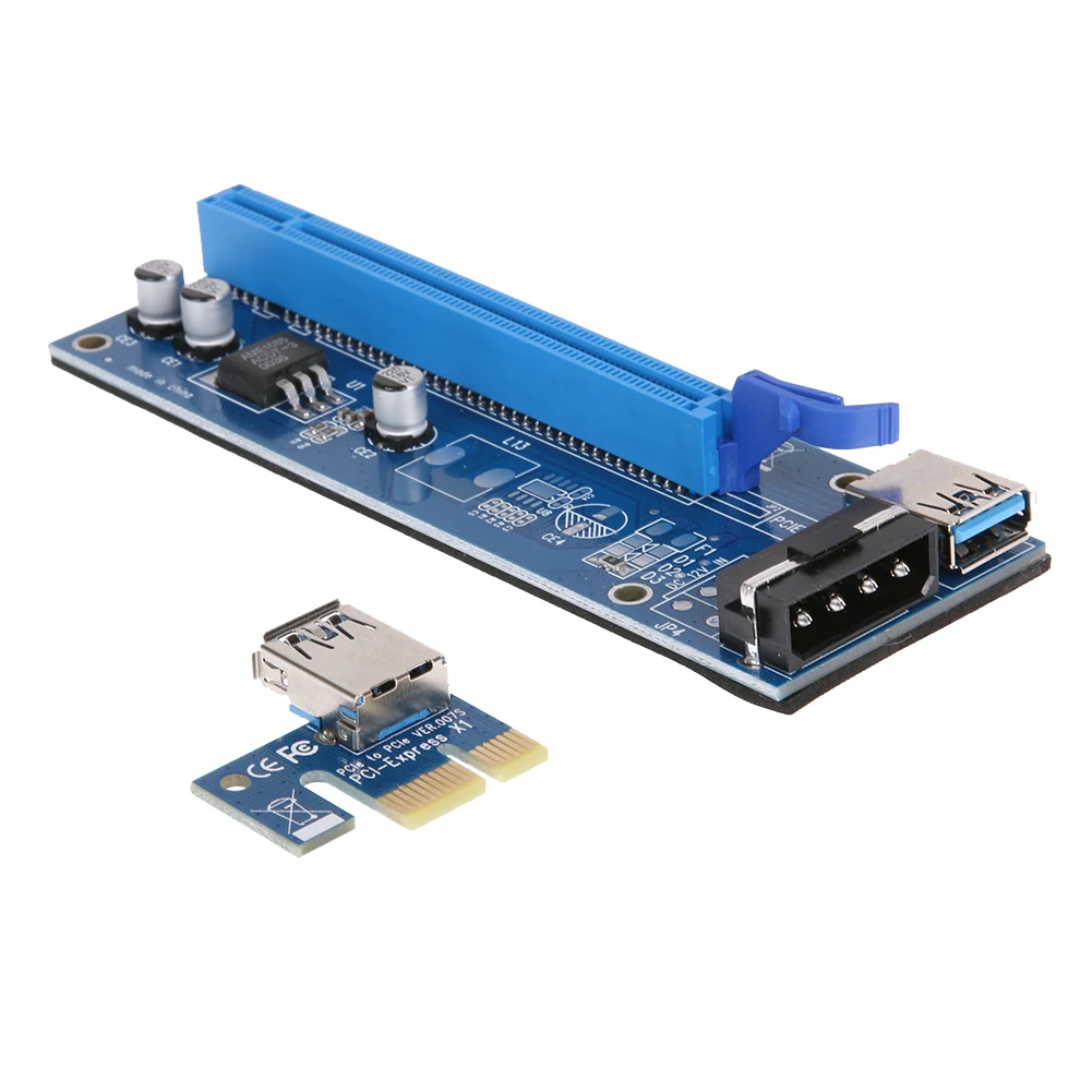 Купить разъем PCI-е разъем PCI E в экспресс 1х видео к 16х райзер карту ...