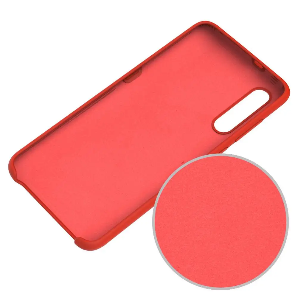 10pcs/lot Liquid Silicone Case For Xiaomi 9 9se 8 6X A2 Lite For Redmi Note 7 6 K20 Pro Silky Gel Rubber Soft Touch Cover