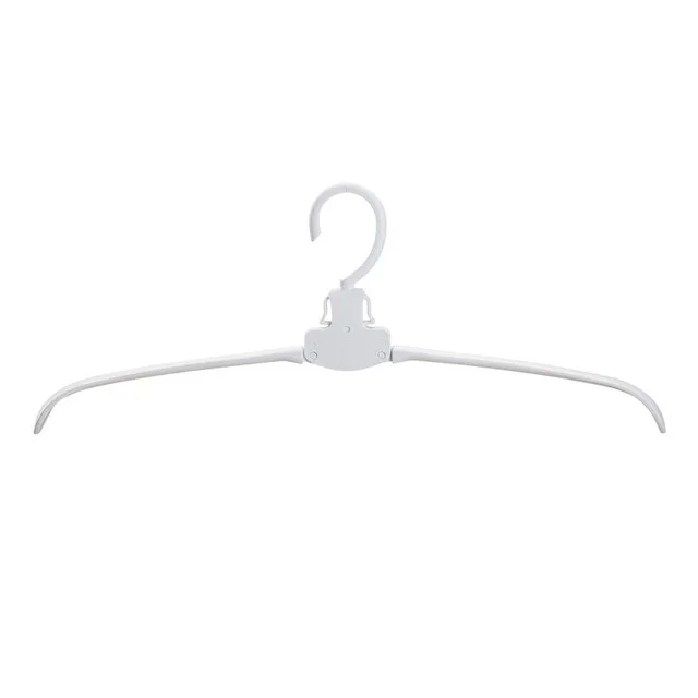 [8 рыбных костей] стойка для белья телескопическая AODMUKI Складная сушилка для одежды сушилка вешалка для детей на открытом воздухе - Цвет: White-4pcs