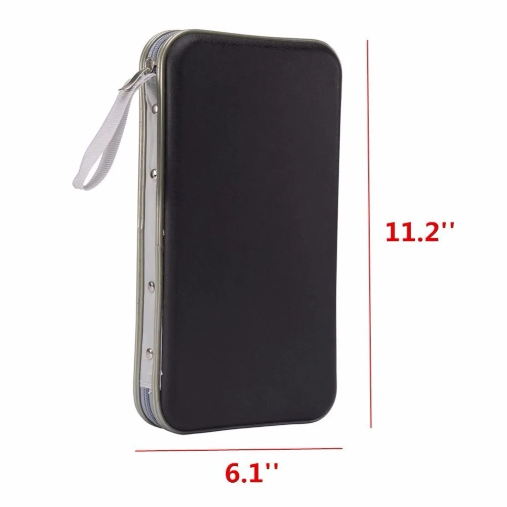 80pcs-Capacity-Disc-CD-Bag-DVD-VCD-Wallet-Storage-Organizer-Case-CD-Sleeve-Hard-EVA-Bag