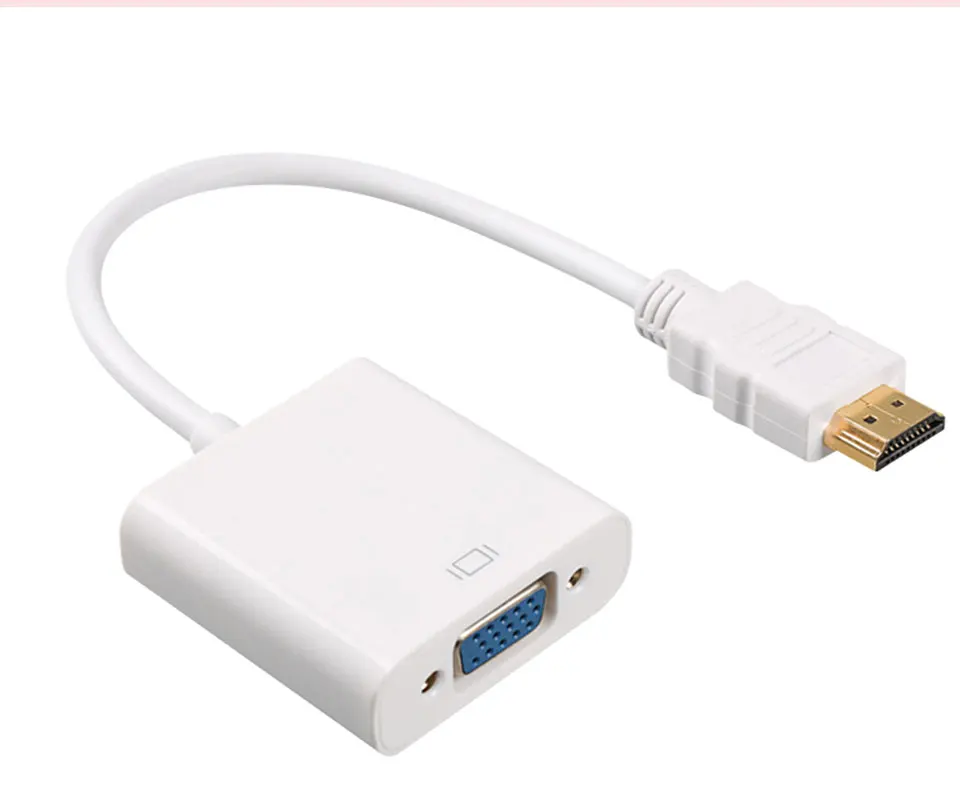 HDMI to VGA Adapter HDMI Male to VGA Female Video Converter 1080P Digital to Analog Audio for PC Laptop DVD HDTV PS4 (10)