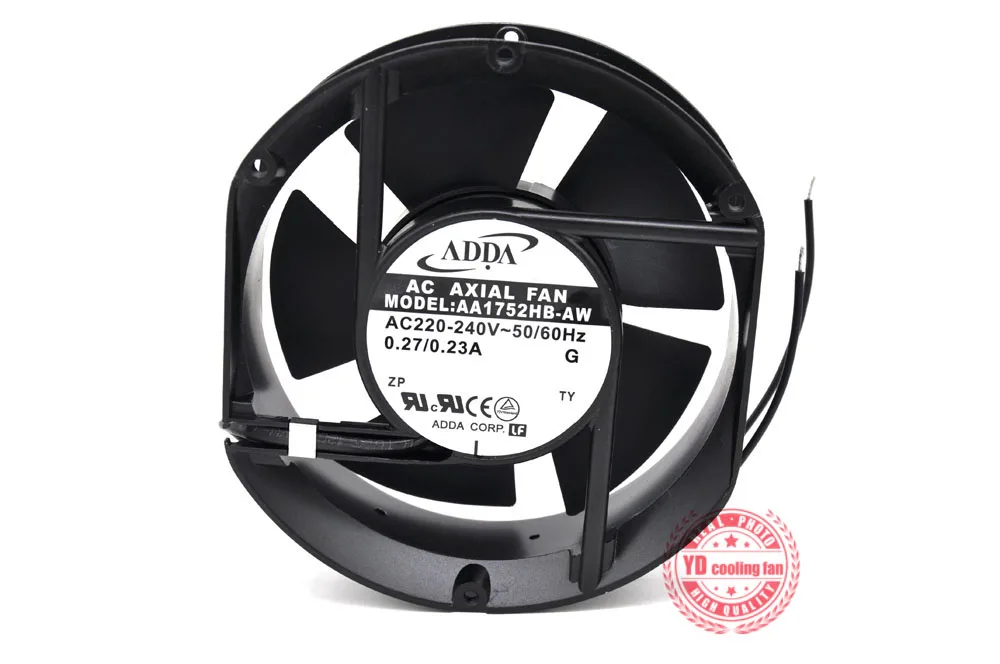 New Adda Aa1752hb-at Aa1752hb-aw 17251 17cm Ac220v Ventilador de Refrigeração - Imagem 4