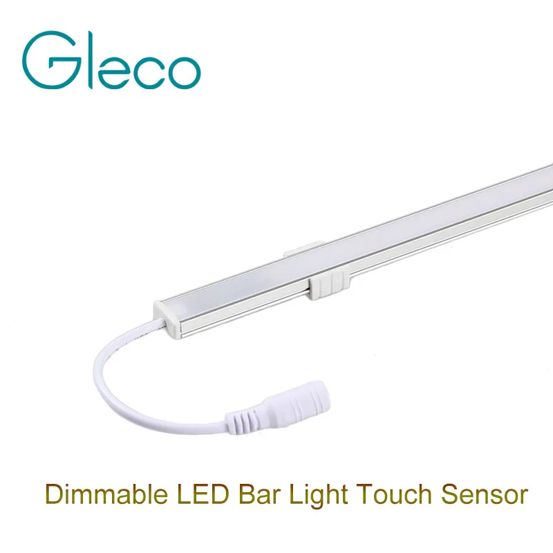 

50cm/pcs DC12V LED bar light Touch sensor Dimmable 36LEDs Hard LED Strip Bar Light with Aluminium shell