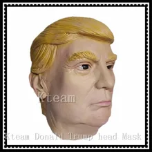 Christmas Party Cosplay Famous Celebrity Character Royals Comedians TV Presenters Props Donald Trump Overhead Masks in stock