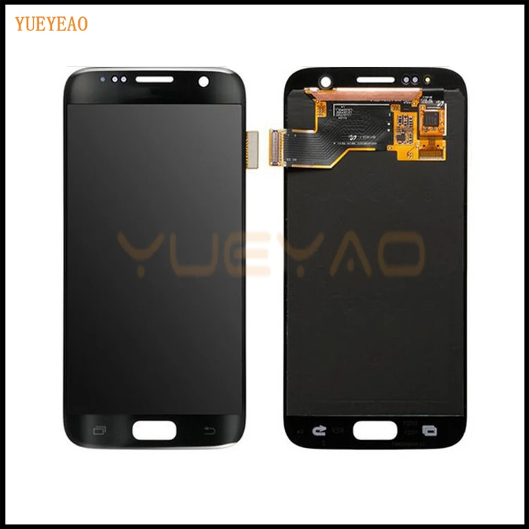 

YUEYAO White/Black/Gold For Samsung Galaxy S7 G930 G930F LCD Display Touch Screen Digitizer Assembly