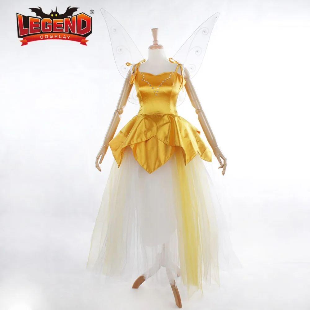 yellow tinkerbell costume