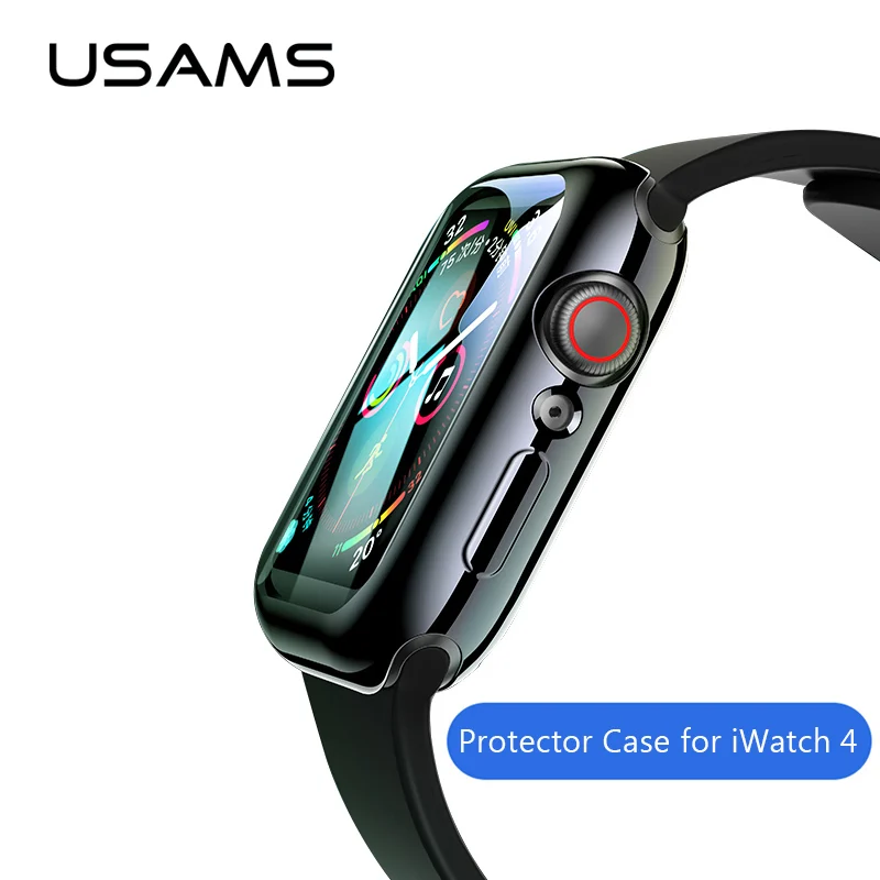 Transparent Cover for Apple Watch 4 USAMS protector case iwatch 44mm 40mm Ultra-thin 0.8mm Shell Soft TPU Protector |