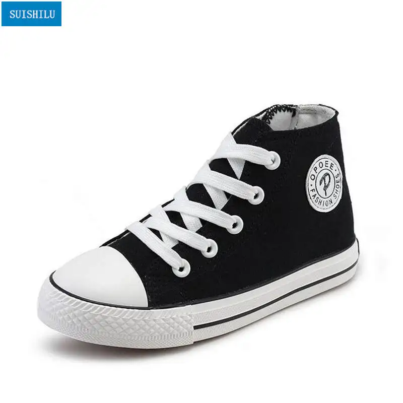 Download NEW Children Canvas Shoes Boys Girls Fashion Sneakers ...