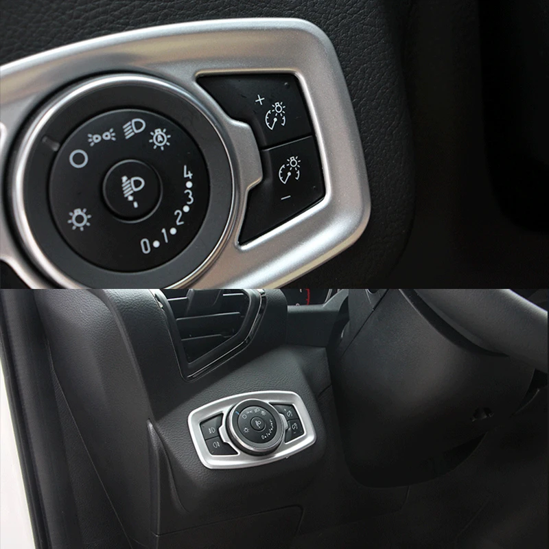 ABS Матовый для Ford Focus Kuga escape 2017 2018 аксессуары противотуманная фара переключатель