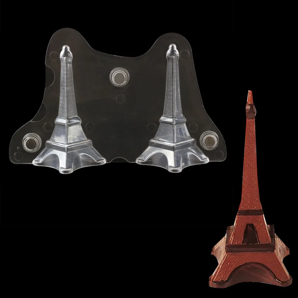 

Tower shaped polycarbonate Chocolate Molds plastic egyptian chocolate molds 3D Candy Decorating tools DIY Pastry Tools