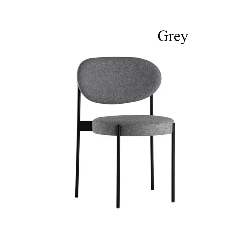 Скандинавские INS Наружная повседневная домашняя мебель обеденный стол и стул Простой Современный Железный персональный креативный удобный кофейный стул - Цвет: Grey