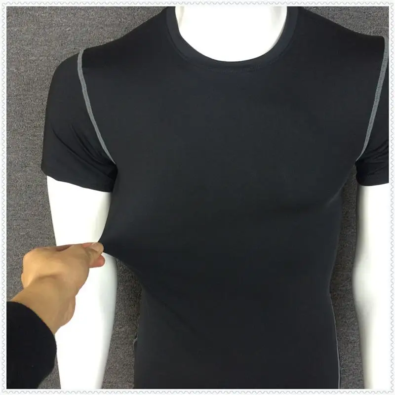 

DZ18494 Men High-Quality DIY T-Shirt Running Quick-drying Basketball Sports Gym Clothing Fast Drying Clothes Short-sleeved