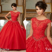 Красные Бальные платья с коротким рукавом с бусинами милое 16 маскарадное платье кружевное, с аппликациями, из тюля Дебютант ragaza платье со шнуровкой