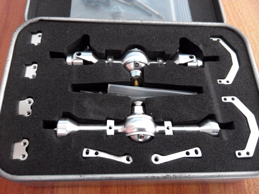 Комплект деталей Orlandoo F150 OH35P01 металлические передние и задние оси|front axle|front axle kitset