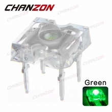 100 шт 3 мм светодиодный Пиранья зеленый огнеупор высшего качества ультра яркий светодиодный 3 мм прозрачные круглые линзы светодиод лампа воды прозрачная лампочка