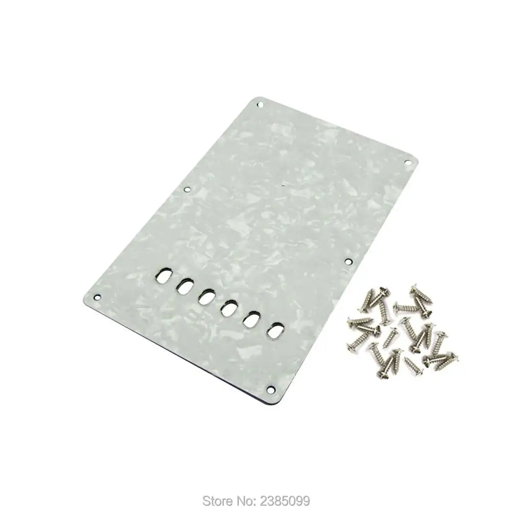 

Free ship.1 or 3Ply ST guitar Backplate_back Cover with 6 Screws for Strat Electric Guitar Backplate replacement (1Ply or 3Ply)