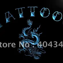 LB931-тату Дракон Китайский Книги по искусству светодиодный неоновый свет знак домашнего декора ремесла