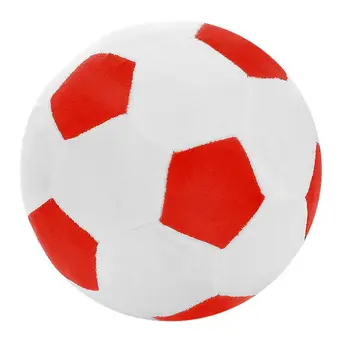 

Soccer Sports Ball Throw Pillow Stuffed Soft Plush Toy For Toddler Baby Boys Kids Gift, 8 inch L X 8 inch W X 8 inch H, Red