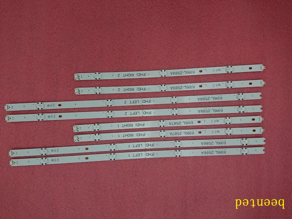 Новая светодиодная лента с полной подсветкой для 6916L 2586A 2587A 2588A 2589A LC490DUE FJ M1