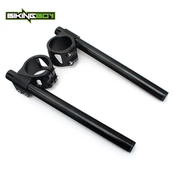 

BIKINGBOY 33mm ALU Alloy Clip Ons Handlebar For Kawasaki KZ 305 CSR 81-82 KZ 400 Deluxe 77-78 KZ 440 Ltd 1979 1980 1981 1982 83