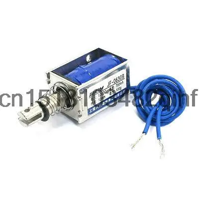 

JF-0630B DC12V 700mA 100g/10mm Pull Push Type Solenoid Electromagnet