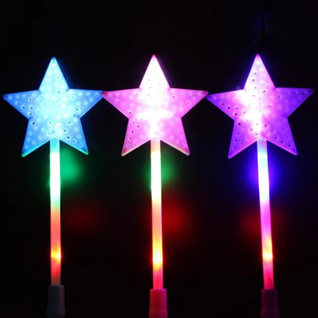 Bâton lumineux pentagramme LED, fournitures de fête, bâton lumineux  Durable, coloré, outil de Bar de célébration, événement nocturne -  AliExpress