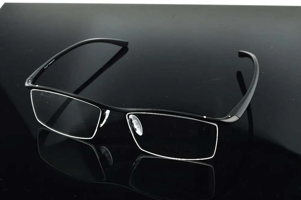 

LUXURY MEN TITANIUM BLACK DESIGNER HALFRIM BRAND READING GLASSES +1 +1.5 +2 +2.5 +3 +3.5 +4 +4.5 +5