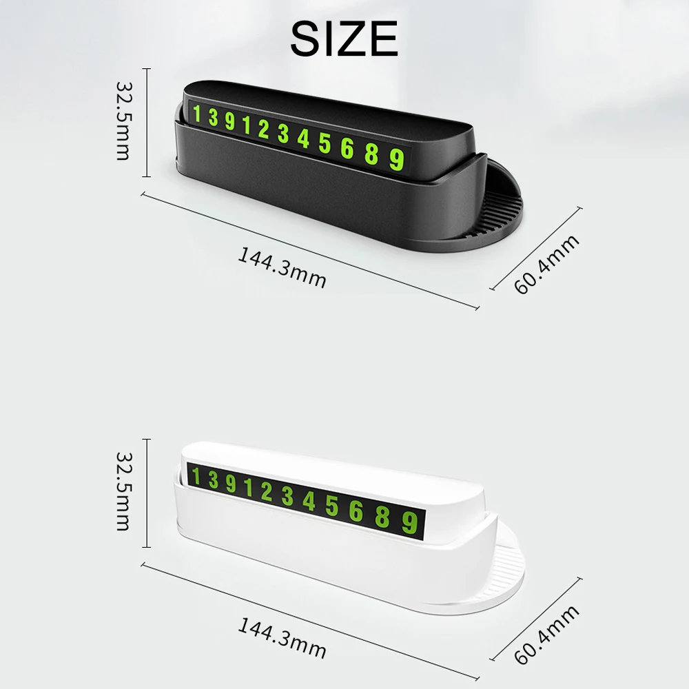 Новинка, многофункциональная светящаяся Временная парковочная карта, универсальная доска для ароматерапии, скрытый держатель для мобильного телефона, держатель для карт