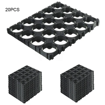 

20/30/40Pcs Safety Spacer Radiating Shell Storage Bracket 18650 Battery Cell HolderSuitable For 18650 battery