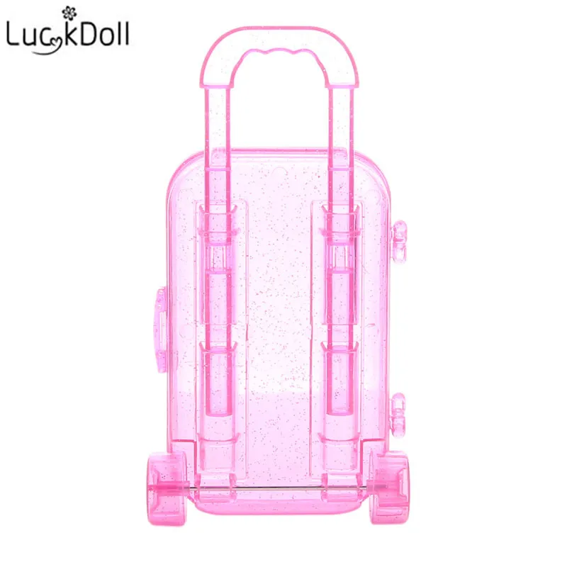 Luckdoll новая кукла чемодан набор комбинация подходит 18 дюймов американские кукольные аксессуары