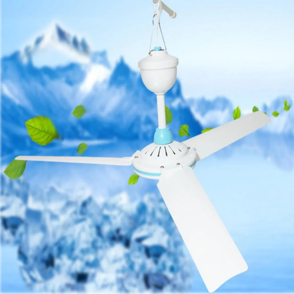 DC12V Ceiling Fan 3 blades 6w Plastic 