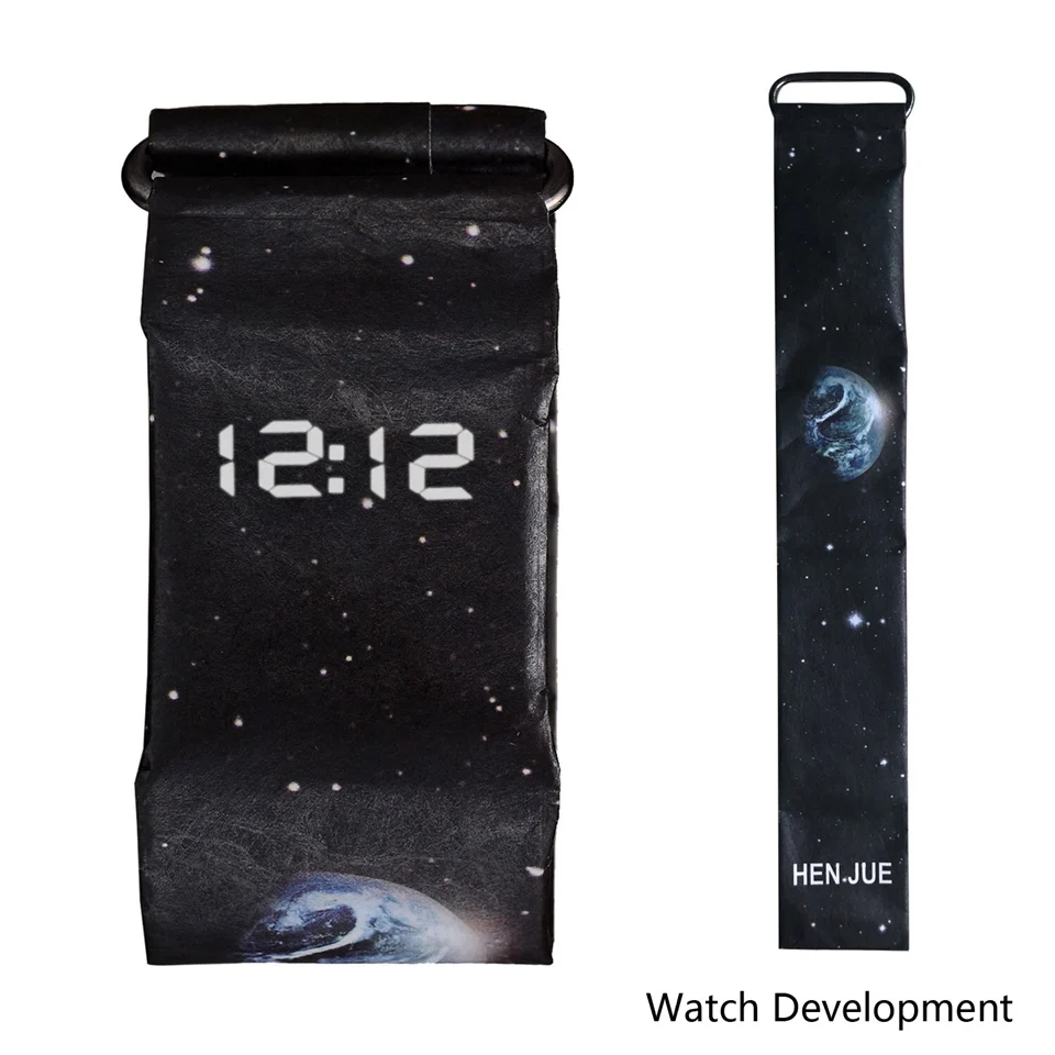 

Creative Paper Watch LED Waterproof Clock Paper Strap Digital Watches Sport Watch Relogio Feminino Women Watch Men Students