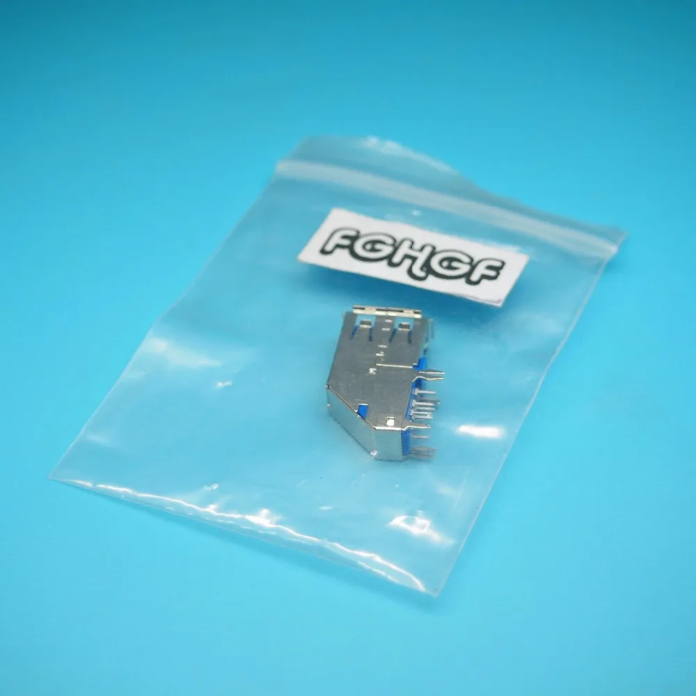 100 шт. USB3.0 боковой вставкой гнездо 3.0 USB разъем