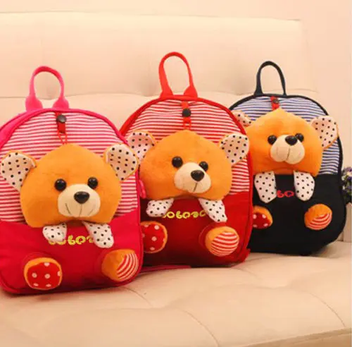 Childrens-Cartoon-Bear-Schoolbag-Kid-Child-Backpack-Shoulder-Backpack-Bookbags