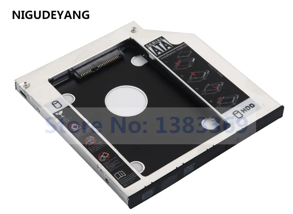 NIGUDEYANG SATA 2 й жесткий диск HDD SSD Caddy адаптер для Asus X750LA X750LB X750LN X751LB GUA0N|Корпус жесткого