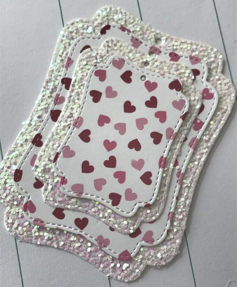 

KSCRAFT Tag Cards Metal Cutting Dies Stencils for DIY Scrapbooking/photo album Decorative Embossing DIY Paper Cards