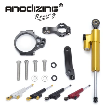 

Motorcycle Steering Damper Stabilizerlinear Reversed Safety Control with Bracket For Kawasaki VERESYS 1000 2012 2013 2014 15 16