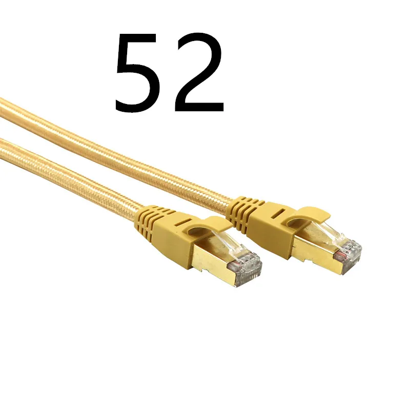 

Factory direct seven types of flat network cable CAT7 environmental oxygen-free copper Gigabit network jumper