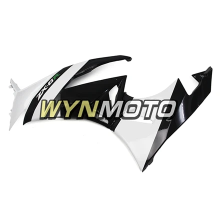 Черный, белый цвет впрыска ABS Обтекатели для Кавасаки ZX-6R ZX6R 636 2009 2010 2011 2012 мотоцикл полный капоты тела Наборы