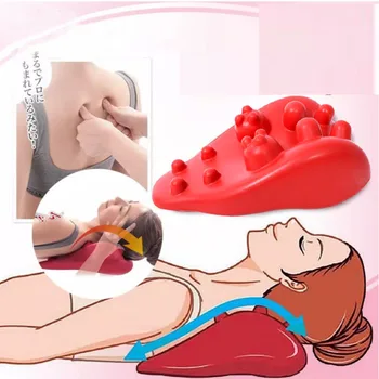 

Japanese acupressure points cervical spine cervical ease back massager care soothing massage pillow mat