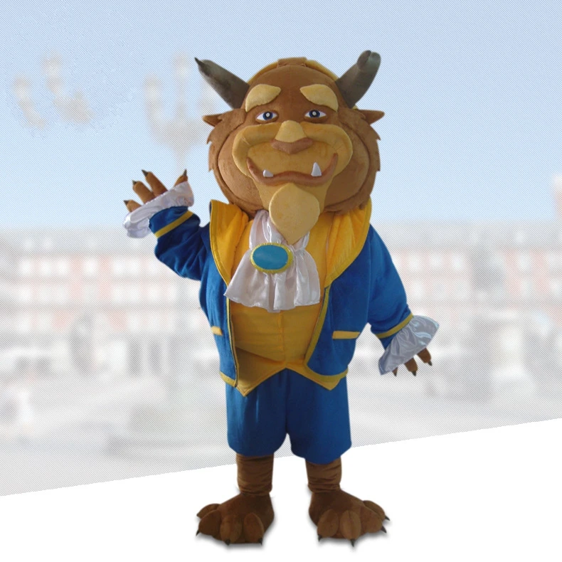

Adult the beauty and the beast costume the beast mascot costume cosplay theme mascotte carnival costume Halloweefancy dress