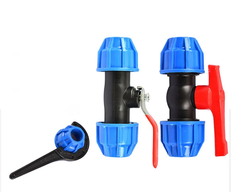 High-pressure Pe Pipe Fittings Quick-opening Valve Water Pipe Switch Quick-connect Fittings Ball Valve 4 Points 6 To 1 Inch