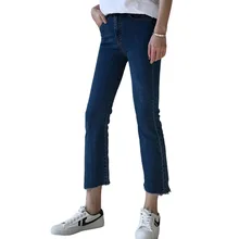 Джинсы с панелями для женщин, прямой с высокой талией, тонкая одежда, Harajuku, простая, Roupa Feminina, Boho, базовый, шикарный, импортированный из Китая