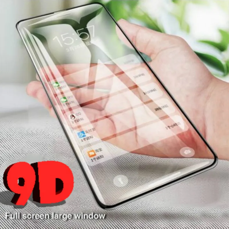 

9D Full Cover Glass For Xiaomi Redmi 7A Note 7 5 6 Pro 6A 5A 5 Plus Tempered Protective Film For Redmi K20 Pro Screen Protector