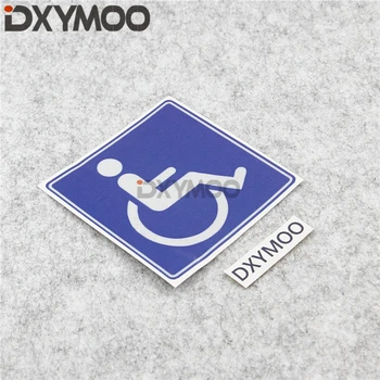 

Creative Warning Mark Disable Keep Distance Auto Window Sticker Car Styling Bumper 11cm