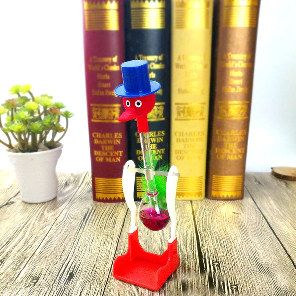 

Funny Perpetual Motion Drinking Bird Kids Duck Lucky Educational Toy Interactive Dipping Liquid Gifts Desk Non-Stop